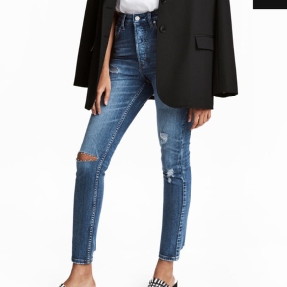 vintage skinny high jeans h&m